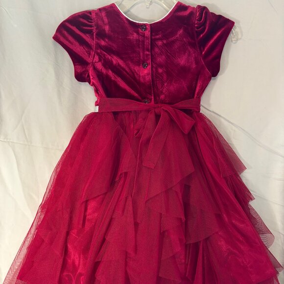 🆕 Girls Jona Michelle dress: red sparkle bows with tulle - NWT - Picture 3 of 3